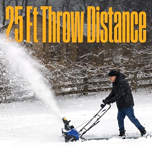Westinghouse WSnow18 48V Cordless Snow Blower 18 Inch Kit, Steel Auger, LED Light, 1200W Brushless Motor, 25ft Throwing Distance, Plows 650lbs/min, Compatible with Snow Joe Batteries