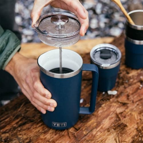 YETI Rambler French Press Coffee Maker, with GroundsControl Filter
