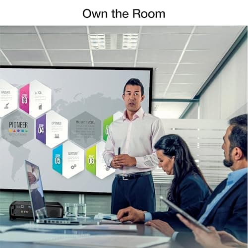 Epson Pro EX9240 3-Chip 3LCD Full HD 1080p Wireless Projector, 4,000 Lumens Color Brightness, 4,000 Lumens White Brightness, Miracast, 2 HDMI Ports, Built-in Speaker, 16,000:1 Contrast Ratio