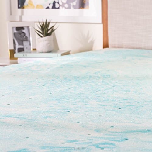 Linenspa 3 Inch Gel Swirl Memory Foam Topper-King