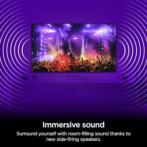 Roku Smart TV – 65-Inch Pro Series 4K QLED RokuTV with Backlit Roku Voice Remote Pro, Dolby Vision IQ, 120Hz Refresh Rate – Live Local News, Sports, Gaming