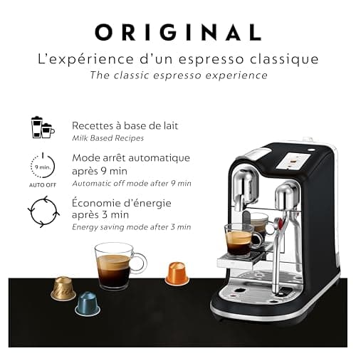 Nespresso Breville Creatista Pro BNE900BTR, Black Truffle