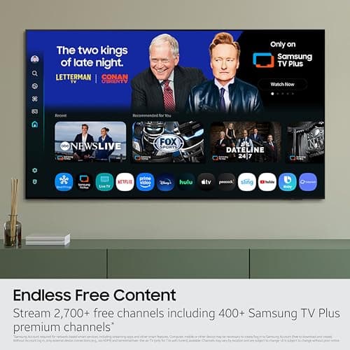 SAMSUNG 85-Inch Class Neo QLED QN900F 8K Mini LED Smart TV (2025 Model) 8K AI Upscaling, Metal Frame Design, Glare Free, Art Store, Samsung Vision AI, Alexa Built-in