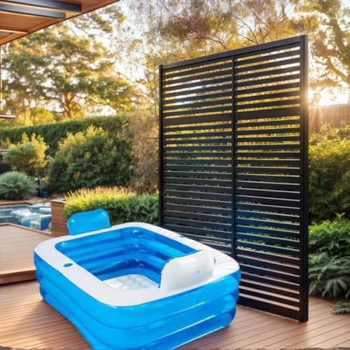 Double Inflatable Bathtub with Electric Air Pump and Bath Pillow Headrest, Portable Blow Up Bath Tub for Adults, Outdoor & Indoor Freestanding Foldable Spa Tub with Drainage Cup Holder
