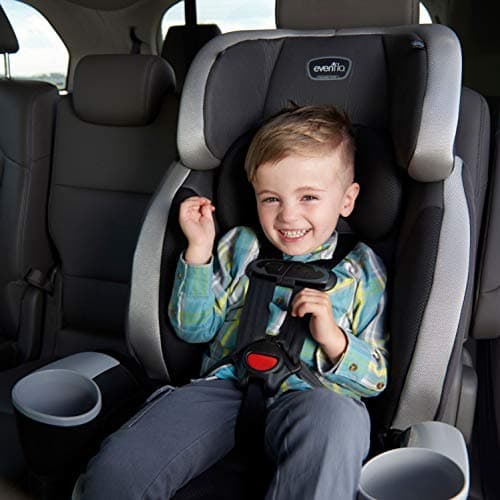 Evenflo Maestro Sport Convertible Booster Car Seat, Forward Facing, High Back, 5-Point Harness, For Kids 2 to 8 Years Old, Whitney Pink