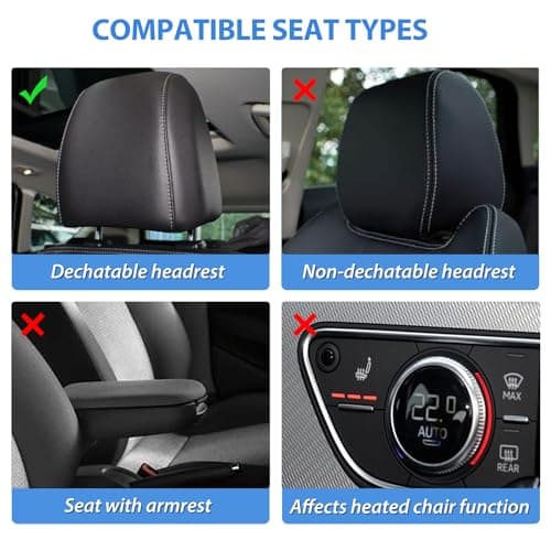 Nilight Car Seat Covers Custom Fit 2009-2024 F150 and 2017-2024 F250 F350 F450 Waterproof Wear-Resistant Leather Anti Slip Cushion Set (2PCS Front Seats Cover)