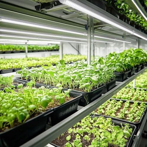 Barrina Plant Grow Lights, 4FT 5000K Full Spectrum Daylight White, 252W(6 x 42W, 1400W Equivalent), T8 LED Grow Light Strips, Growing Lamp Fixture, Plant Lights for Indoor Plants, Greenhouse, 6-Pack