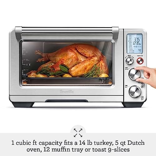 Breville BOV900BSS Smart Oven Air Fryer Pro and Convection Oven, Brushed Stainless Steel