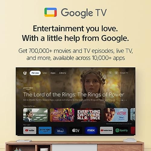 Sony 85 Inch 4K Ultra HD TV X77L Series: LED Smart Google TV KD85X77L- Latest Model, Black