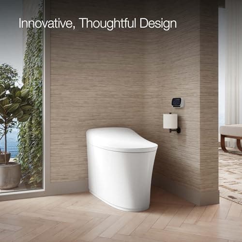 KOHLER Eir Comfort Height One-piece elongated dual-flush intelligent chair-height toilet