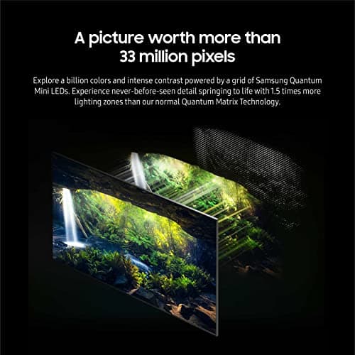 SAMSUNG 85-Inch Class Neo QLED 8K QN900C Series Mini LED Quantum HDR Smart TV with Infinity Screen, Dolby Atmos, Object Tracking Sound Pro, Alexa Built-in (QN85QN900C, 2023 Model),Titan Black