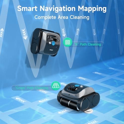 (2025 Upgrade) WYBOT C1 Pool Robot Vacuum for Inground Pools, 4-in-1 Cordless Robotic Pool Cleaner Lasts 150min, Triple-Motor up to 1,614 Sq.ft, Smart APP Support, Auto Wall & Waterline Cleaning