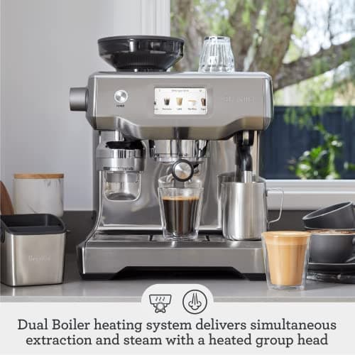 Breville BES990BSS Oracle Touch Espresso Machine, Brushed Stainless Steel