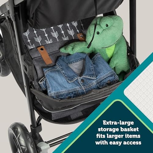 Safety 1st Grow and Go Flex 8-in-1 Car Seat Stroller Combo, Baby Stroller Travel Systems for Infants 4-30 lbs, Stroller and Carseat Combo Set, Foundry