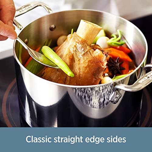 All-Clad D3 3-Ply Stainless Steel Non stick Fry Pan 12 Inch, Induction Compatible, Oven Broiler Safe 500F Nonstick Skillet, Kitchen Frying Pan, Cookin Pan, Pots and Pans, Professional Cookware, Silver