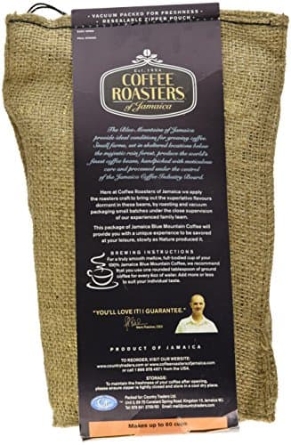 Coffee Roasters of Jamaica - 100% Jamaica Blue Mountain Coffee (16oz Whole Beans)
