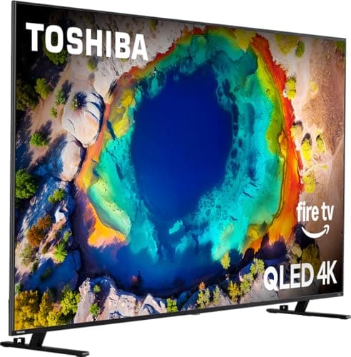 TOSHIBA 65-inch Class M550 Series QLED 4K UHD Smart Fire TV with Voice Remote with Alexa (65M550NU)