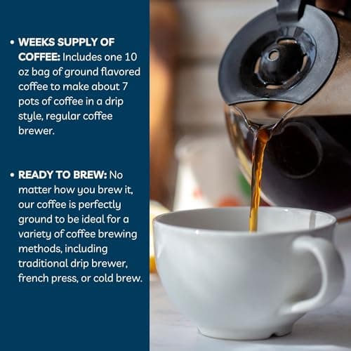 Door County Coffee Jamaican Blue Mountain Blend Non-Flavored - 10 oz Bag - Medium Roast - 100% Arabica - Jamaican Blue Mountain Blend