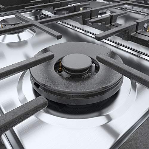 Bosch 800 Series 36 in. 3.5 cu. ft. Industrial Style Gas Range with 6-Burners in Stainless Steel HGS8655UC