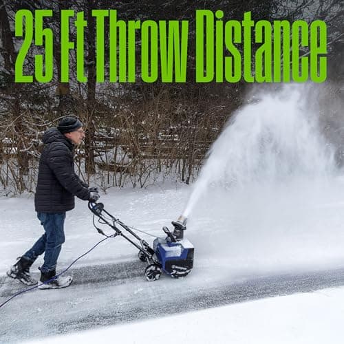 Westinghouse WSnow22 Corded Snow Blower 22 Inch, Steel Auger, Dual LED Lights, Electric Snow Blower with 25ft Throwing Distance, Plows 840lbs/min, Adjustable Chute