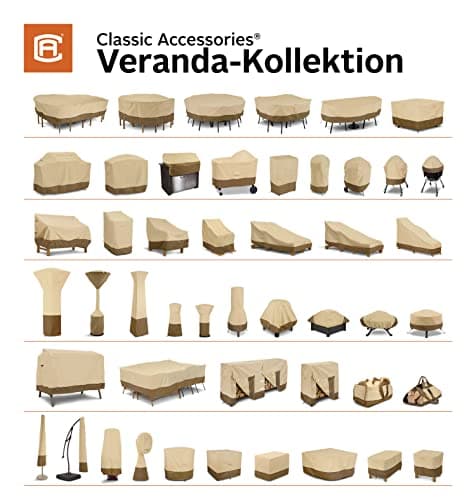 Classic Accessories Veranda Water-Resistant 31.5 Inch Adirondack Chair Cover, Patio Furniture Covers