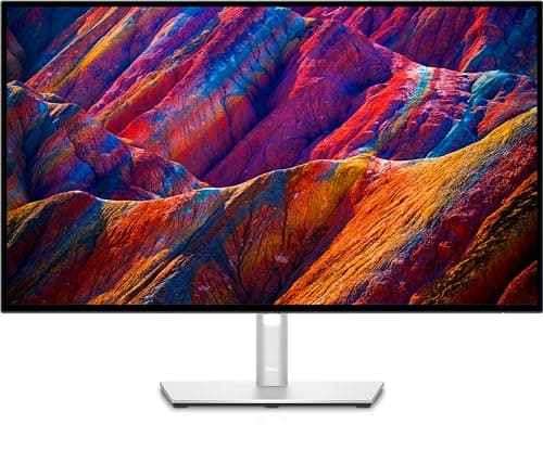 Dell UltraSharp U2723QE 27-Inch UHD HDR IPS WLED LCD 4K Monitor, 3840 x 2160 at 60 Hz with DisplayPort, HDMI USB-C Docking Hub, Computer Monitors Bundle with Cleaning Kit and More
