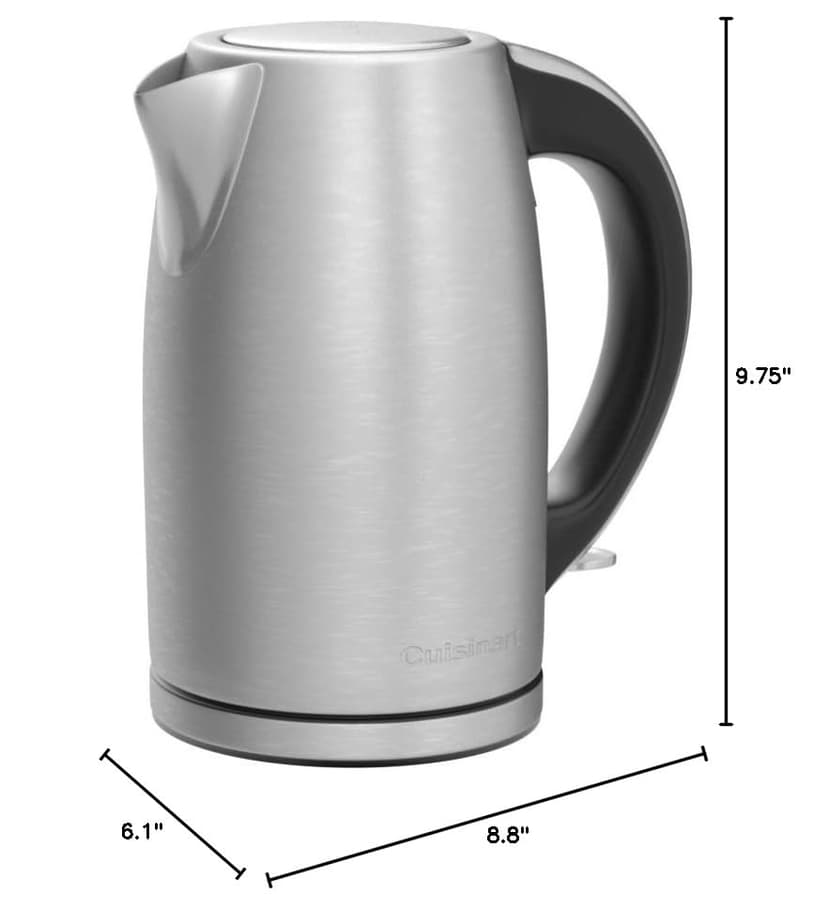 Cuisinart JK-17P1 Cordless-Electric-Kettle, 1.7-Liter, Stainless Steel