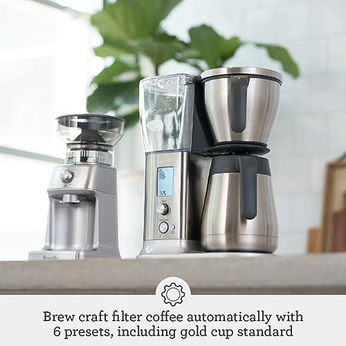 Breville Precision Brewer Drip Coffee Machine, Thermal Carafe, One Size, Brushed Stainless Steel