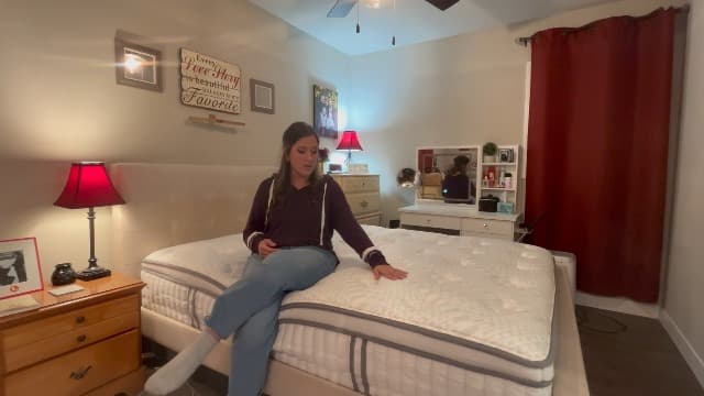 DIGLANT California King Mattress, 14Inch Cooling Gel Memory Foam Hybrid Mattress with Pocket Springs, Medium Plush Feel, White