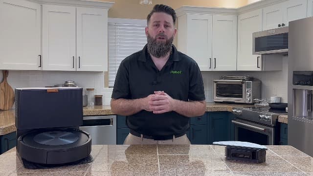 iRobot Roomba Combo j5+ Self-Emptying Robot Vacuum & Mop – Identifies and Avoids Obstacles Like Pet Waste & Cords, Empties Itself for 60 Days, Clean by Room with Smart Mapping, Works with Alexa​