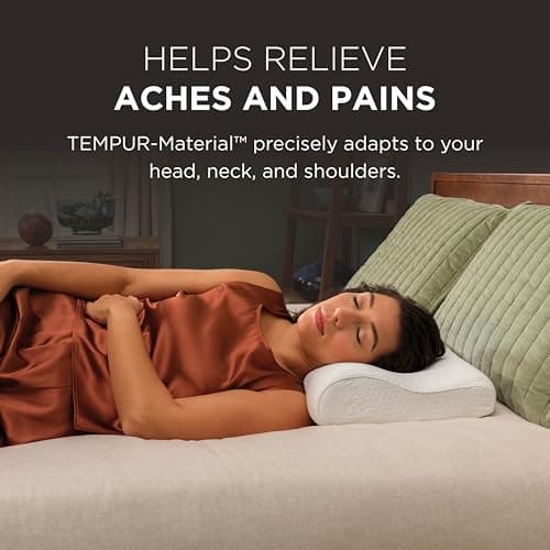 Tempur-Pedic TEMPUR-Ergo Neck Pillow, Large Profile, White