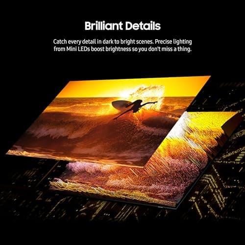 Samsung 65-Inch Class Neo QLED 4K QN90D Series Mini LED, Neo Quantum HDR+ Smart TV w/Dolby Atmos, Object Tracking Sound+, Motion Xcelerator, Real Depth Enhancer Pro, Alexa Built-in (QN65QN90D, 2024)