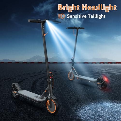 MAXSHOT Electric Scooter Adults & Big Kids, 350W Powerful Motor, Top Speed 16/19MPH, 12/16/19/21Miles Range, 8.5" Solid Tires Folding Commuter Escooter with Dual Suspension for Commuting, APP Control