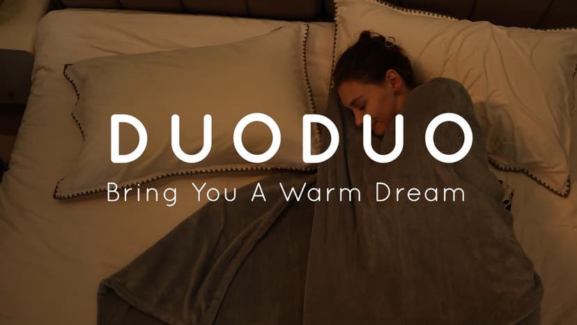 DUODUO Heated Electric Blanket 72"x84" Full Size Warm Coral Fleece with 4 Heat Settings & 10 Hours Auto Shut Off Overheating Protectsion - Black