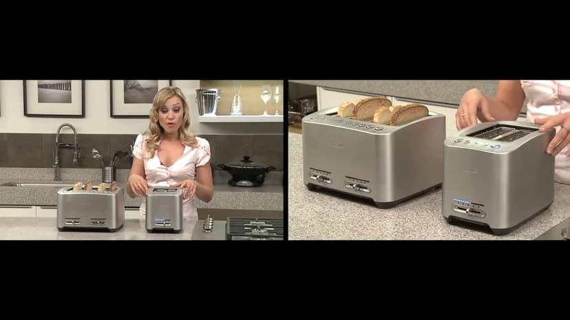Breville Die-Cast Smart Toaster, 2-Slice, Brushed Stainless Steel
