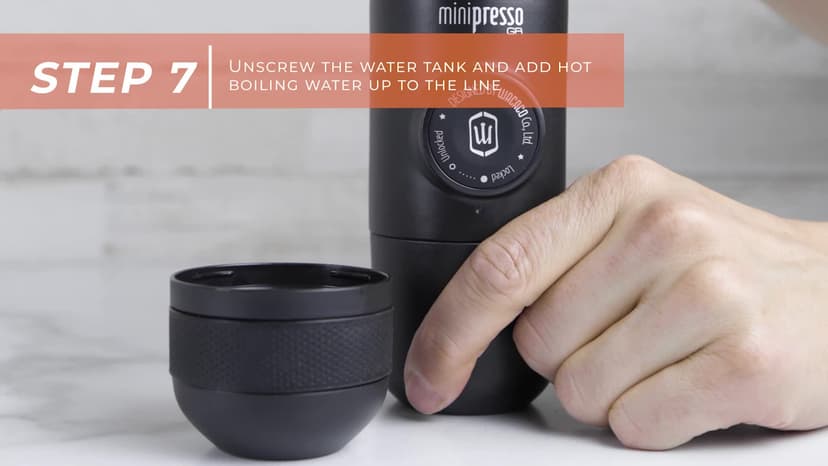WACACO Minipresso GR, Portable Espresso Machine, Compatible Ground Coffee, Hand Coffee Make, Travel Gadgets, Manually Operated, Perfect for Camping