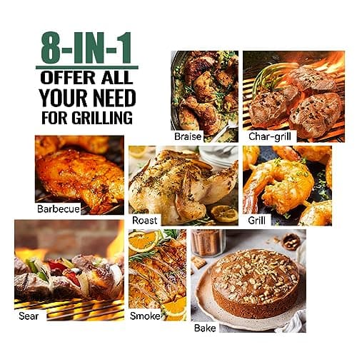 Z GRILLS Wood Pellet Grill Smoker with PID 2.1 Controller, 704 Cooking Area, Meat Probes, Rain Cover for Outdoor BBQ, 7002C