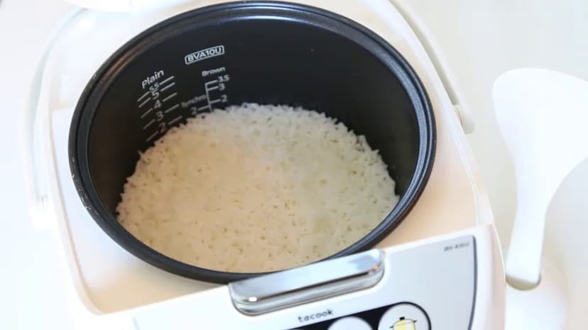 Tiger JBV-A10U 5.5-Cup (Uncooked) Micom Rice Cooker and Warmer with Tacook Food Steamer Cooking Tray Technology, White