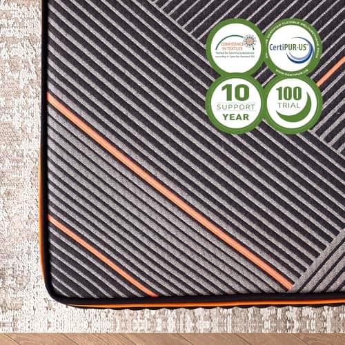 Queen Mattress, 14 Inch Plush Hybrid Mattress Memory Foam with Individually Pocket Springs Queen Size Mattress in Box, Plush Mattress for Pressure Relief,CertiPUR-US Certified,Edge Support