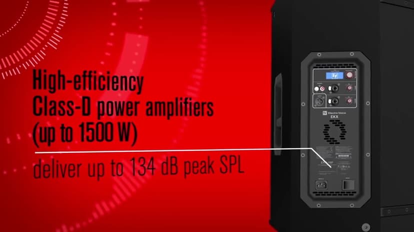 Electro-Voice EKX18SP 18" 1300 Watt Powered Subwoofer