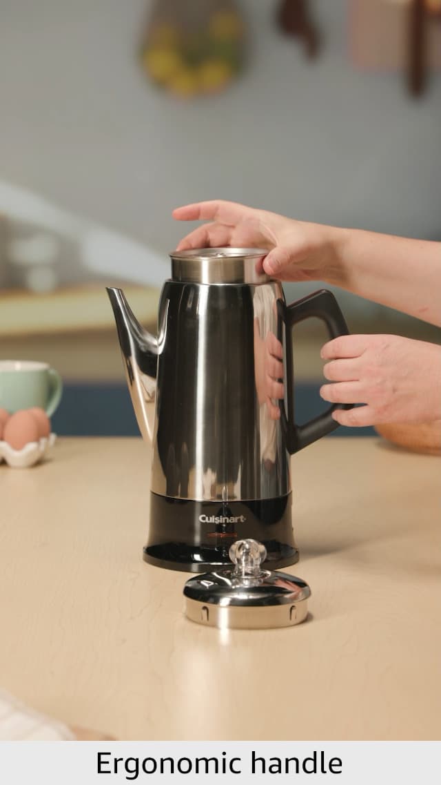 Cuisinart Classic 12 Cup Percolator, PRC-12N, Stainless Steel