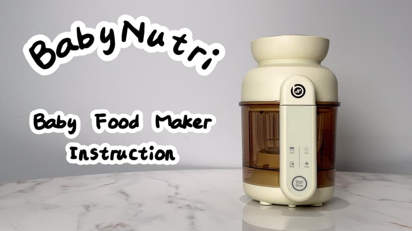 Auto Baby Food Maker, Glass Baby Food Mills, Baby Blender & Steamer and Puree Maker with Auto Cooking, Easy Cleaning, Dishwasher Safe, Cook at Home, Touch Screen Control