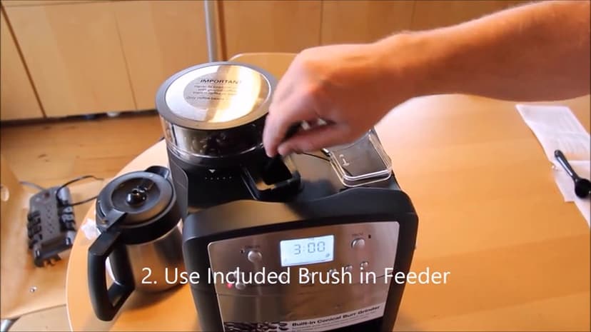 Capresso 465 CoffeeTeam TS 10-Cup Digital Coffeemaker with Conical Burr Grinder and Thermal Carafe