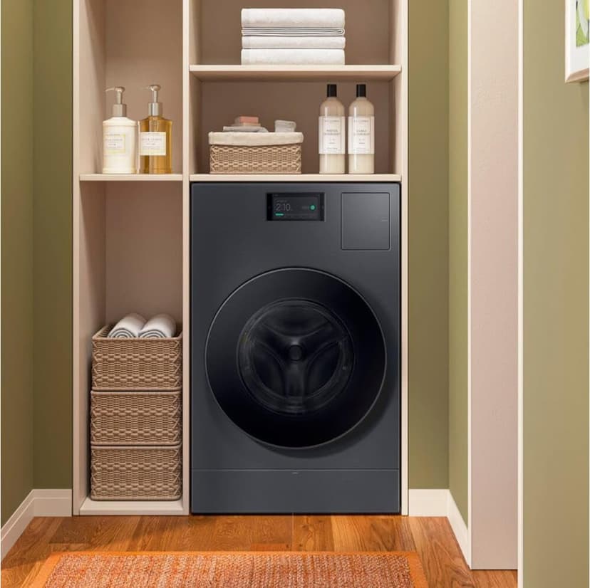 Samsung WD53DBA900HZ Bespoke 5.3 Cu. Ft. Dark Steel Front Load All-in-One Washer/Dryer Combo