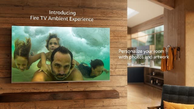 Amazon Fire TV 55" Omni QLED Series 4K UHD smart TV, Dolby Vision IQ, Fire TV Ambient Experience, local dimming, hands-free with Alexa