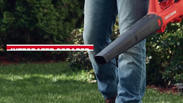 CRAFTSMAN 20V MAX Cordless Leaf Blower Kit with Battery & Charger Included (CMCBL710D1) Red