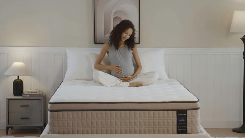 BedStory Firm King Mattress 12 inch - Pain-Relieving Hybrid Mattress for Extra Lumbar & Hip Support - 365-Night Trial No Sagging Bed in a Box - No Odor, Fiberglass-Free, CertiPUR-US Certified