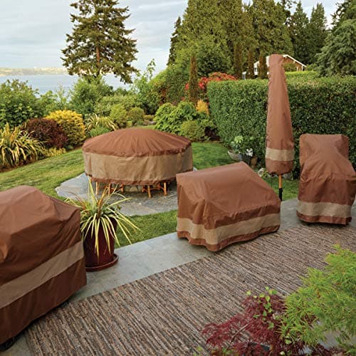 Duck Covers Ultimate Waterproof Patio Sofa Cover, Outdoor Couch Cover with All Weather Protection, Patio Furniture Covers with Attachment Strap, 77"W x 35"D x 35"H, Outdoor Sofa Cover