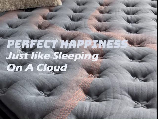 Queen Mattress 12 Inch Pillow Top Hybrid, Medium Firm Pocket Springs, Pressure Relief, Mattress in a Bag for Bedroom, Guest Room