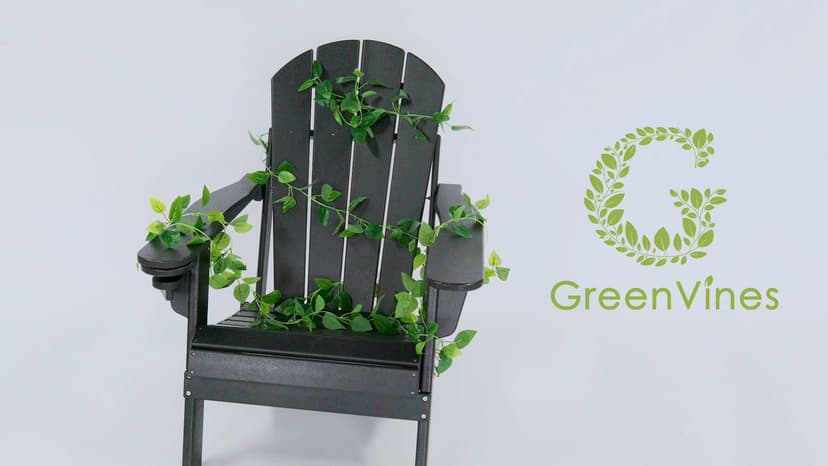 GREENVINES Folding-Adirondack-Chairs-Set-of-2 | HDPE Plastic | Fire Pit Chair | All Weather | Cup Holder | Blue | for Deck Backyard Patio Outdoor Garden